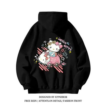 Hello Kitty Sanrio Hoodies for Boys and Girls, Y2K Style