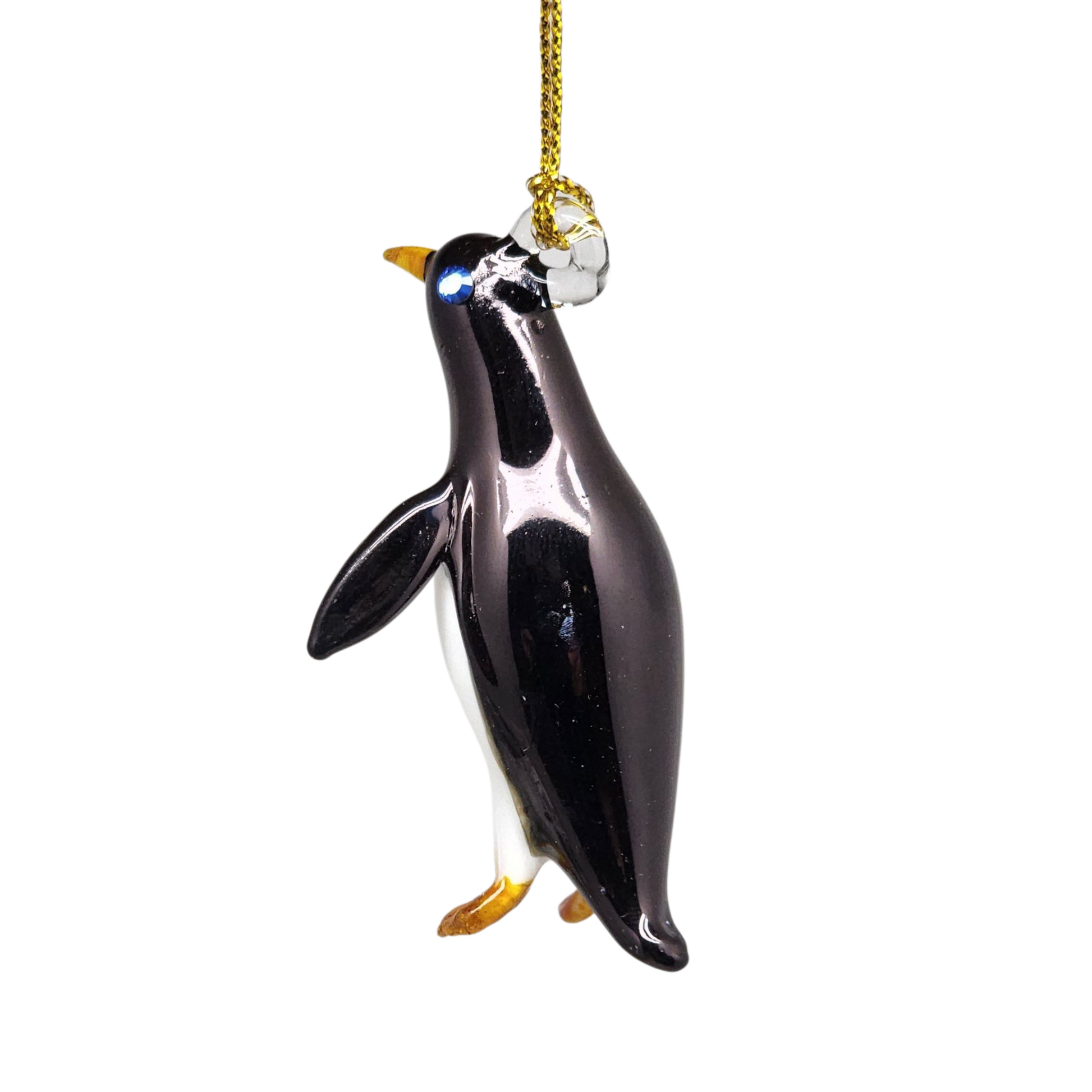 Egyptian Glass Penguin Ornament - - Christmas >> Ornaments >> Egyptian Glass