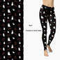 Ghosts with Attitude Full Length Leggings with Pockets - 2X-4X = TC - LEGGINGS & CAPRIS