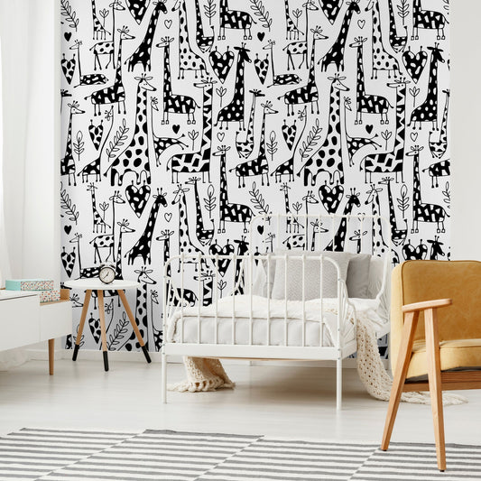 Love You Long Time Wallpaper - Peel & Stick LUXE - Wallpaper