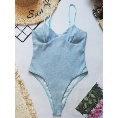 Glitter One-piece Swimsuits - Style 4 -