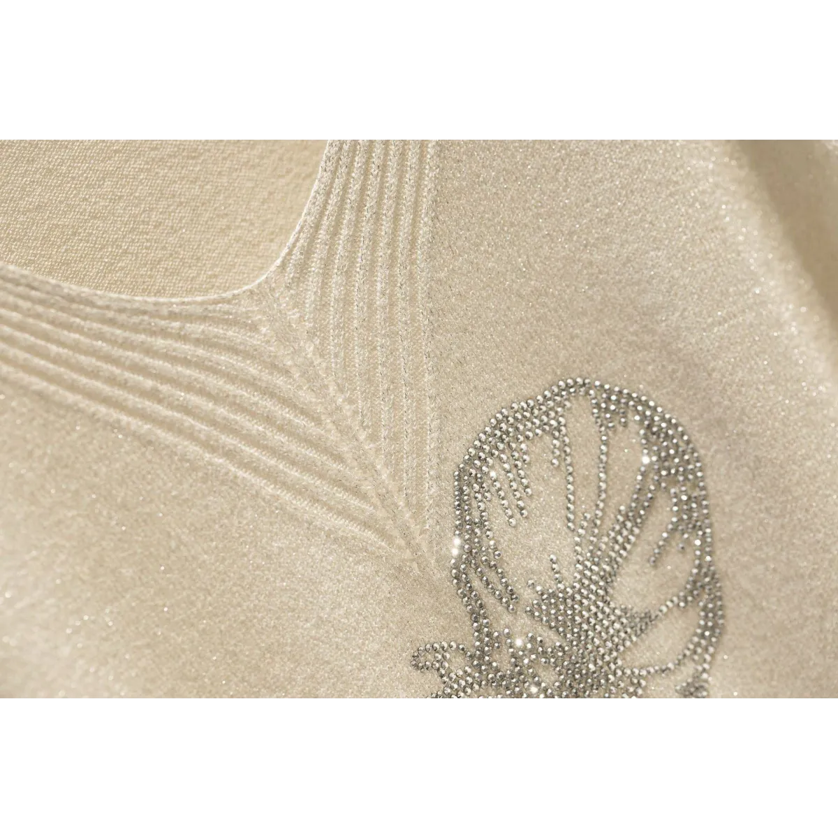 Glitter Print Tank Top - -