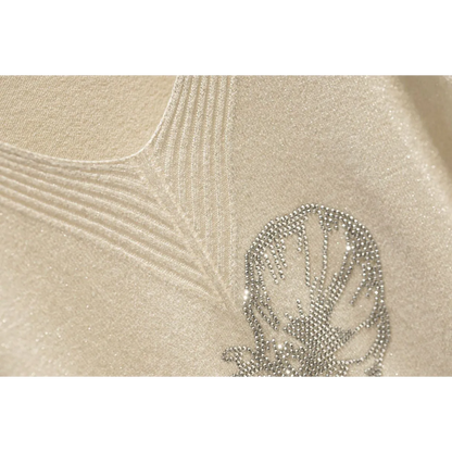 Glitter Print Tank Top - -