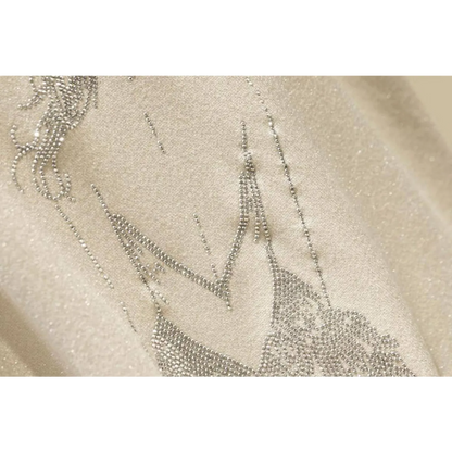 Glitter Print Tank Top - -