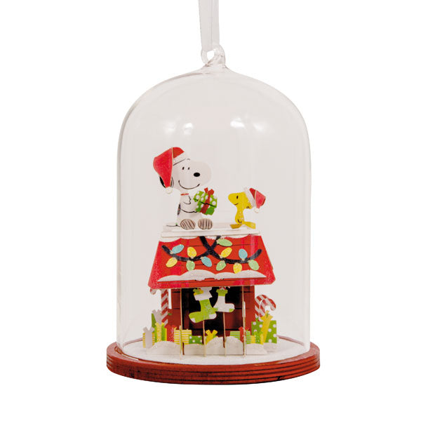 Snoopy's Holiday Cloche Ornament - Default Title - Christmas >> Ornaments >> Licensed