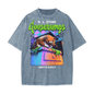 Goosebumps Monster Blood II Heavyweight Snow Washed T-Shirt - Blue Jeans - gymwear
