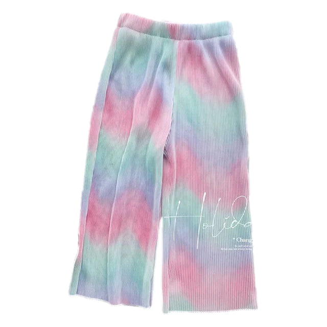 Rainbow Tie-Dye Baby Pants - tie-dye 3T 100CM - pajama