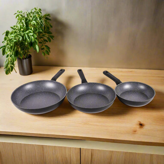 Serenk Excellence 3 Pieces Granite Pan Set