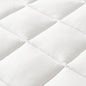 2 Inch Thick Cooling Mattress Pad - Finley Collection - White -
