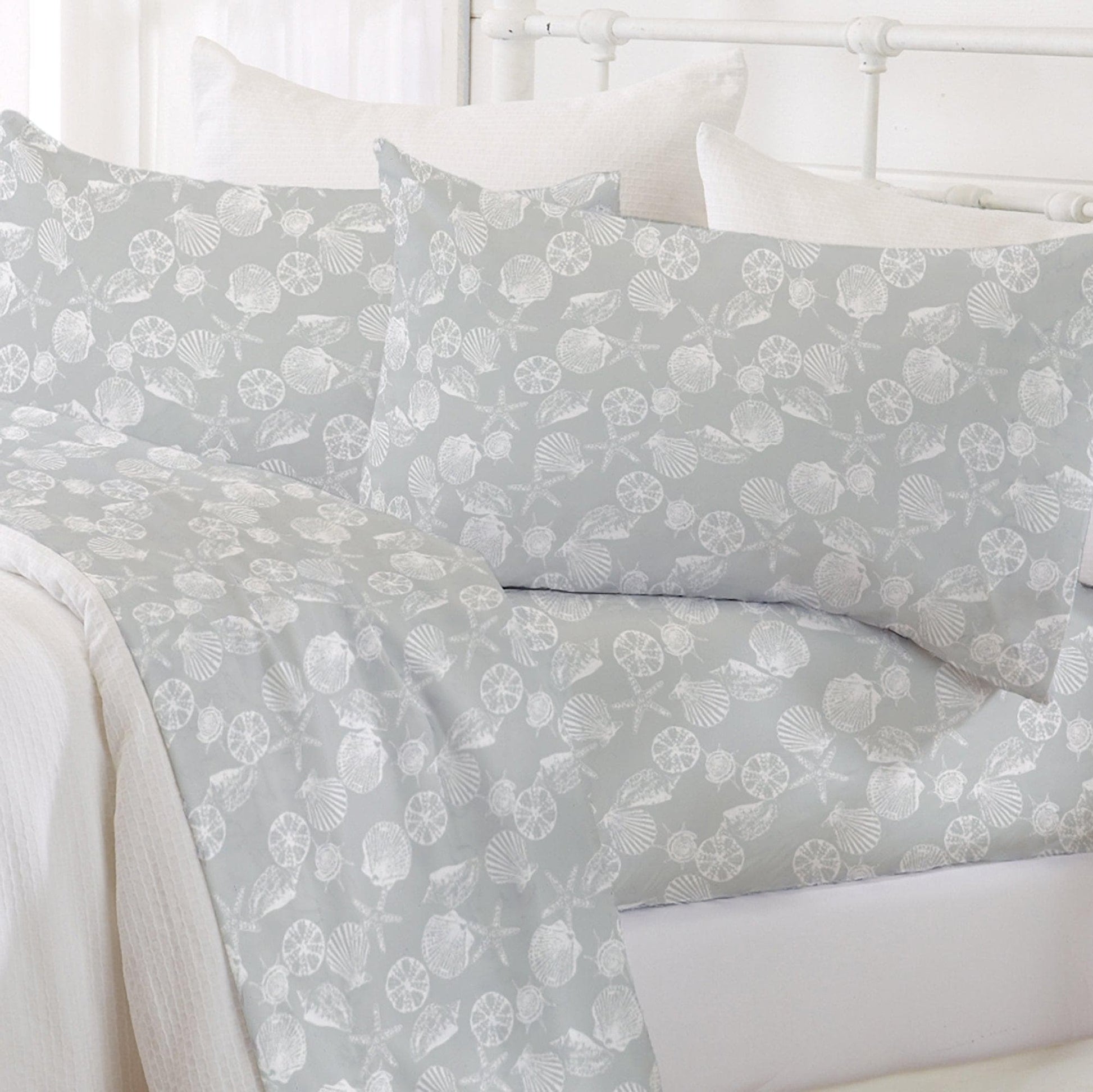 Coastal Printed Sheet Set - Newport Collection - - Bed Sheets