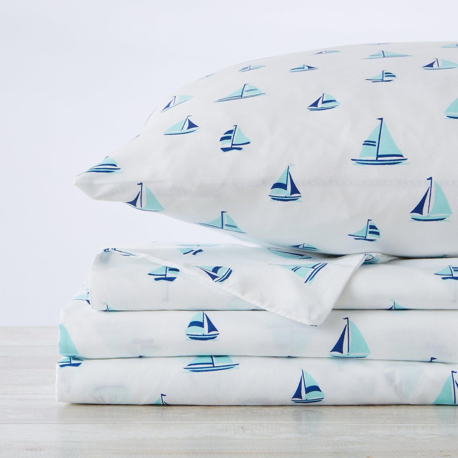 Coastal Printed Sheet Set - Newport Collection - - Bed Sheets