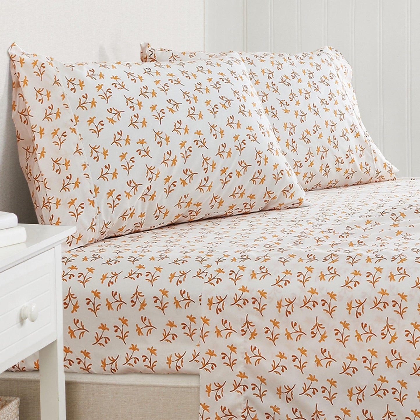 Watercolor Floral Sheet Set - Delia Collection - - Sheets