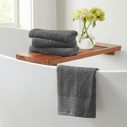 4 Pack Cotton Bath Towels - Kasper Collection - - Bath Towels