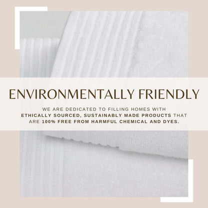 4 Pack Cotton Bath Towels - Kasper Collection - - Bath Towels