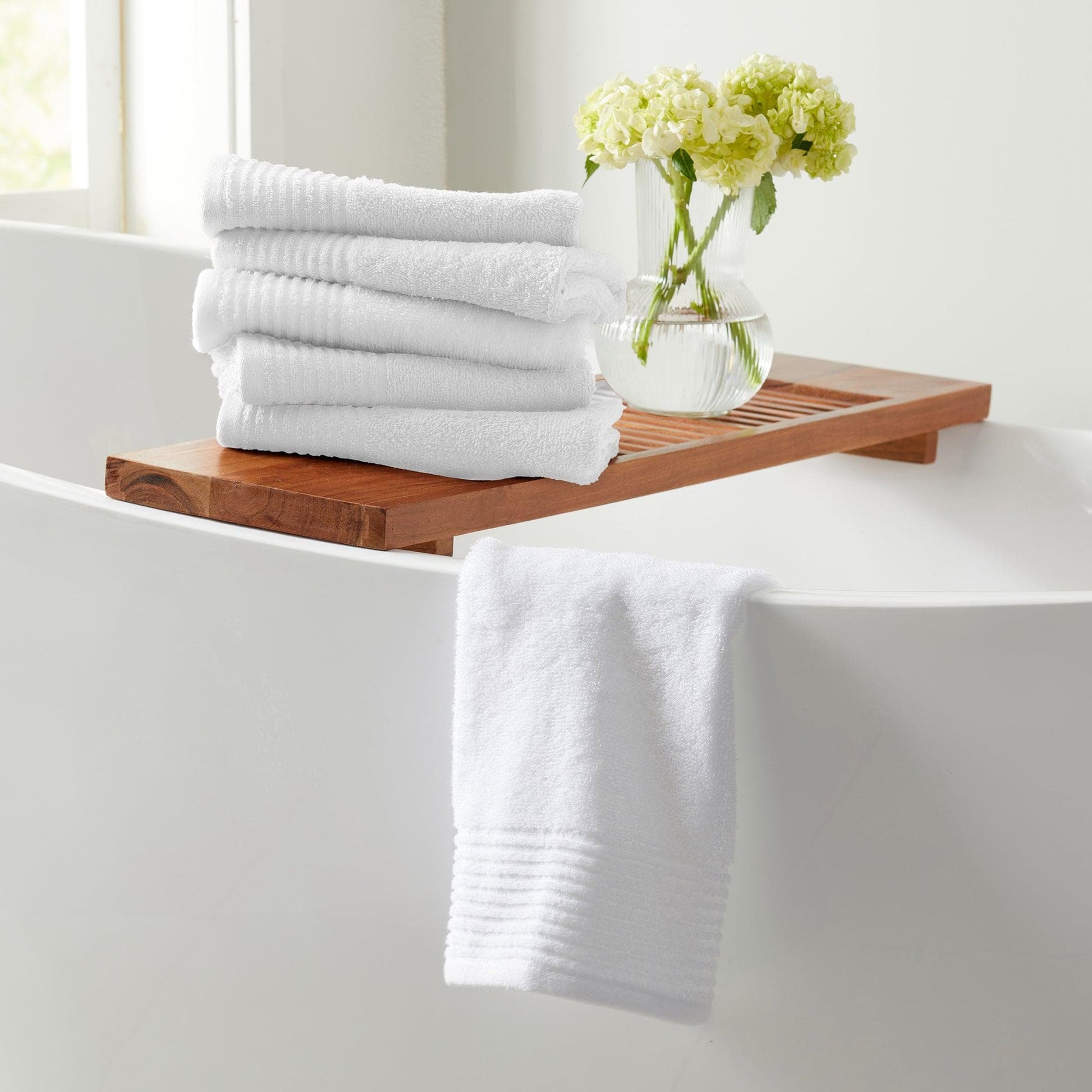 4 Pack Cotton Bath Towels - Kasper Collection - - Bath Towels