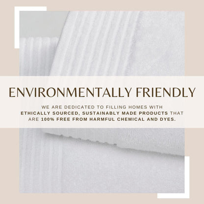6 Pack Cotton Hand Towels - Kasper Collection - - Bath Towels