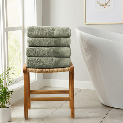 6 Pack Cotton Hand Towels - Kasper Collection - - Bath Towels