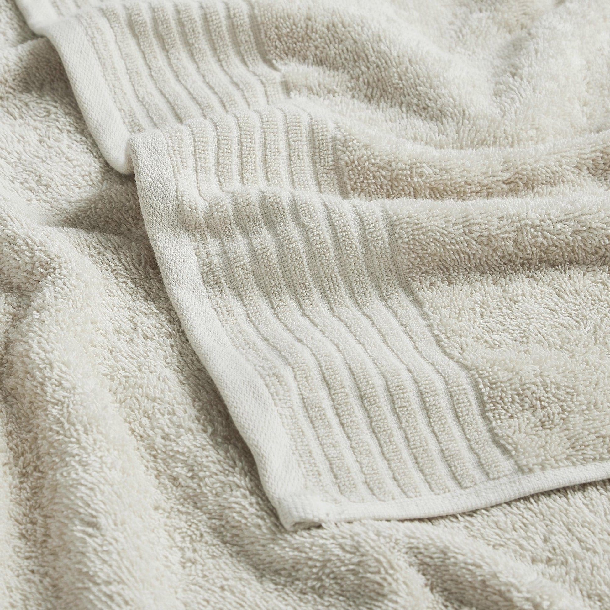 6 Piece Set Cotton Bath Towels - Kasper Collection - - Bath Towels
