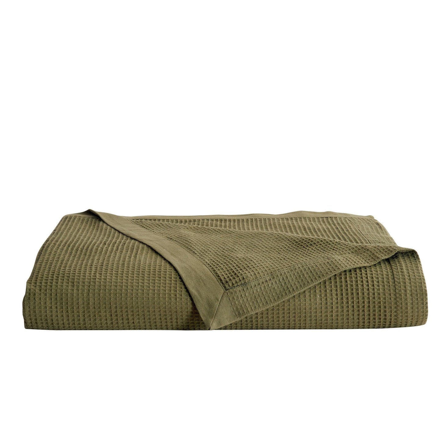 100% Cotton Small Waffle Weave Blanket - Hazel Collection - - Blankets