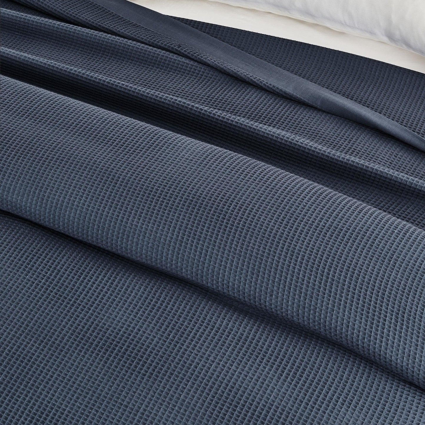 100% Cotton Small Waffle Weave Blanket - Hazel Collection - - Blankets