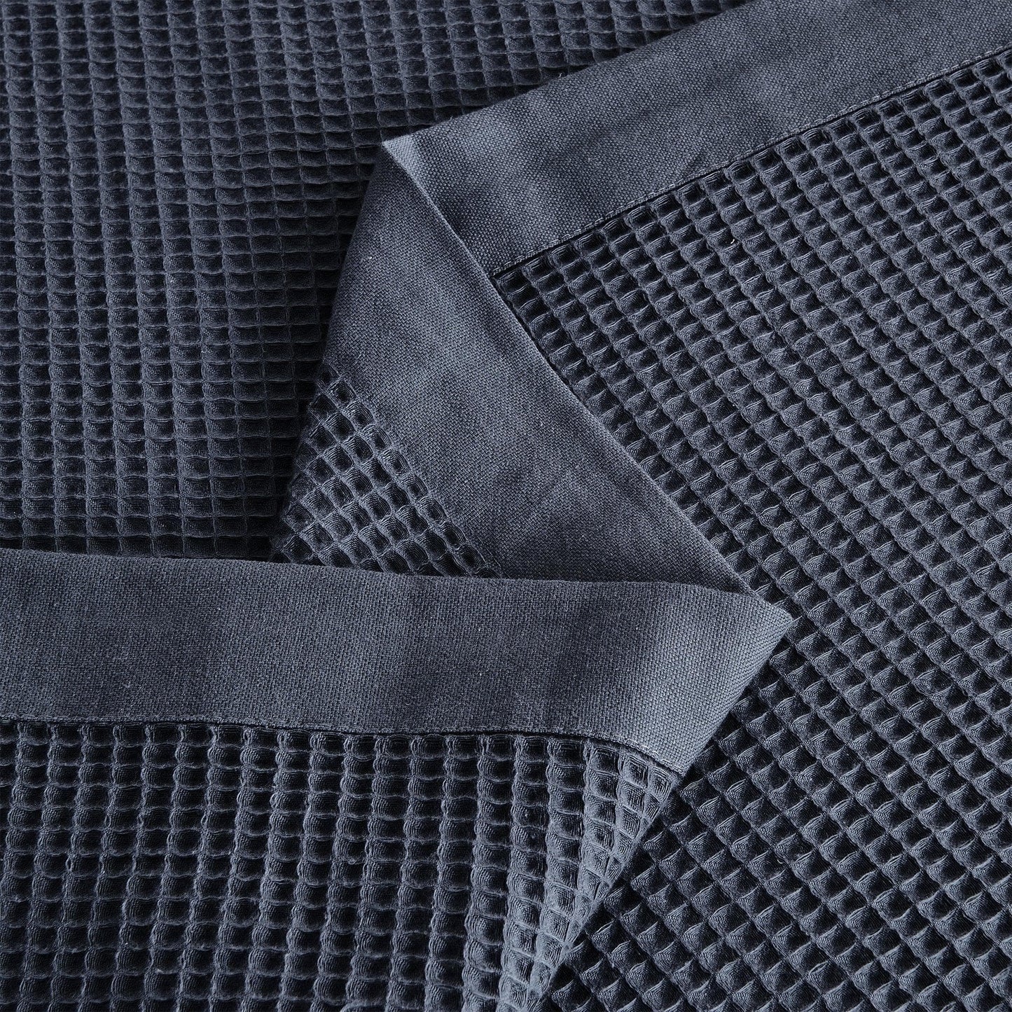 100% Cotton Small Waffle Weave Blanket - Hazel Collection - - Blankets