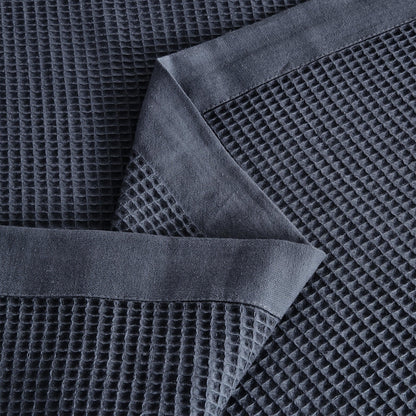 100% Cotton Small Waffle Weave Blanket - Hazel Collection - - Blankets