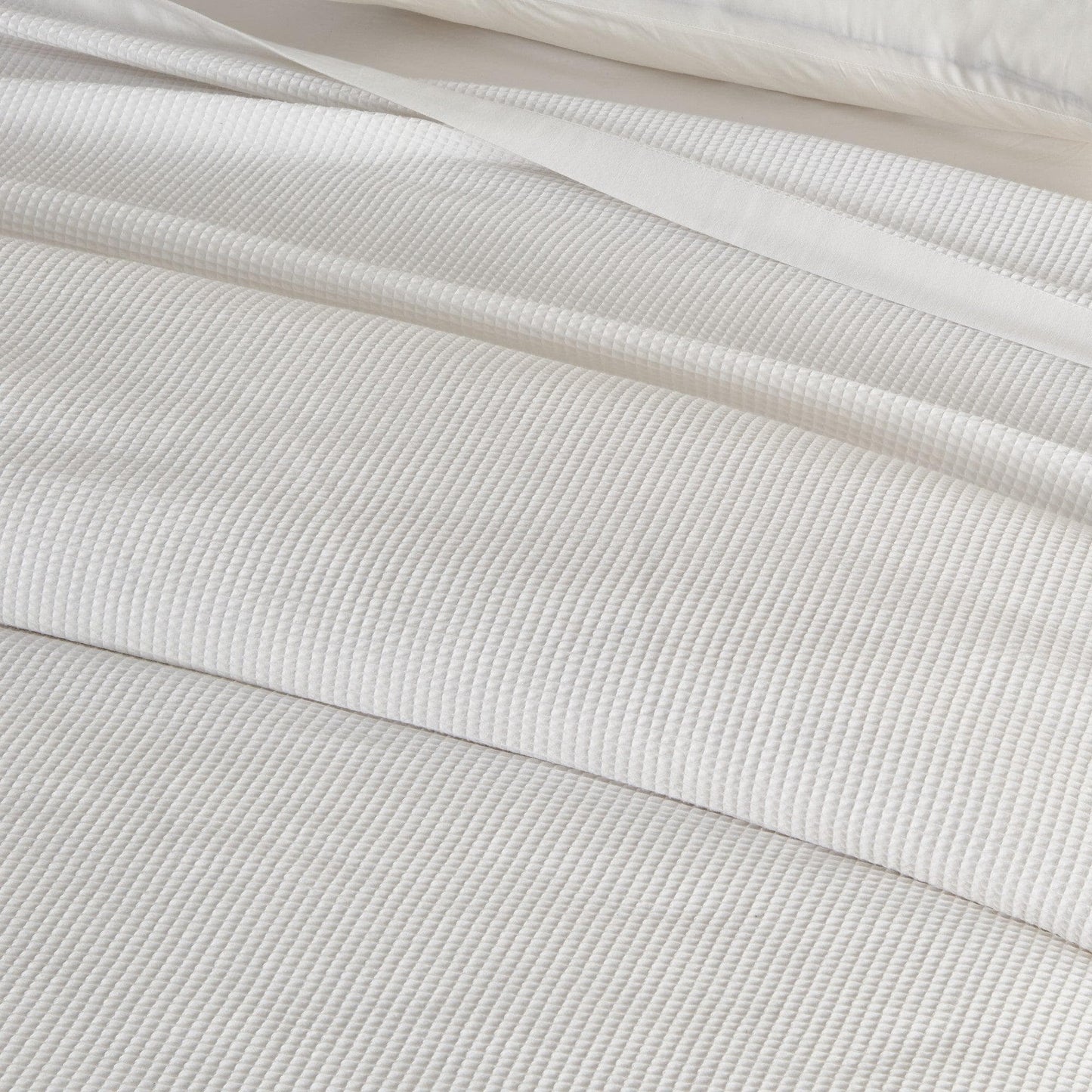 100% Cotton Small Waffle Weave Blanket - Hazel Collection - - Blankets