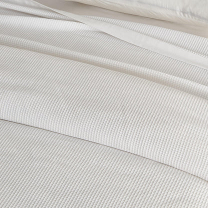 100% Cotton Small Waffle Weave Blanket - Hazel Collection - - Blankets