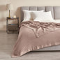100% Cotton Small Waffle Weave Blanket - Hazel Collection - Redwood - Blankets