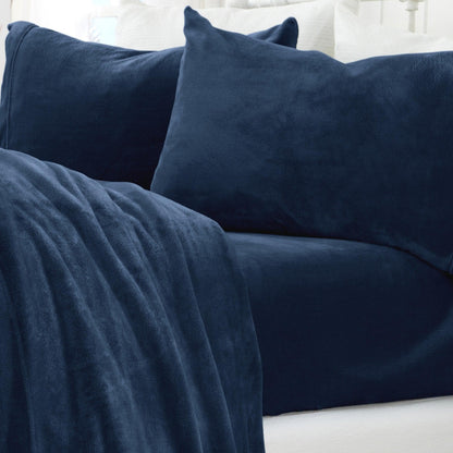Solid Plush Sheet - Velvet Luxe Collection - - Sheets