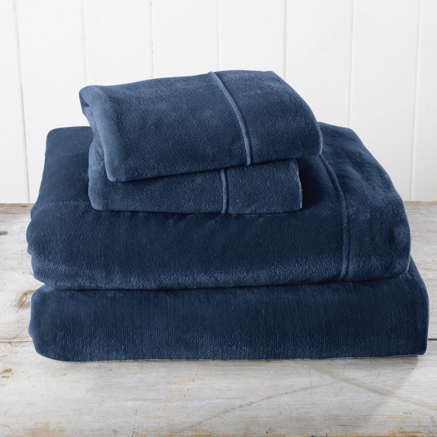 Solid Plush Sheet - Velvet Luxe Collection - - Sheets