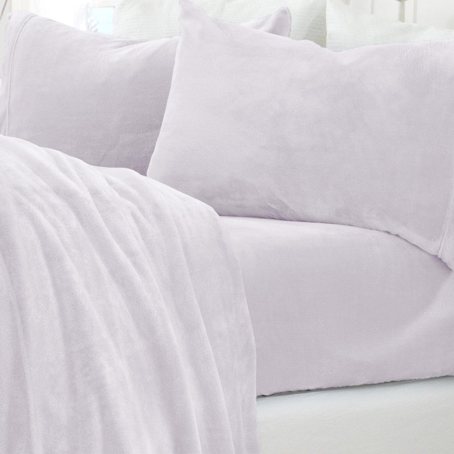 Solid Plush Sheet - Velvet Luxe Collection - - Sheets