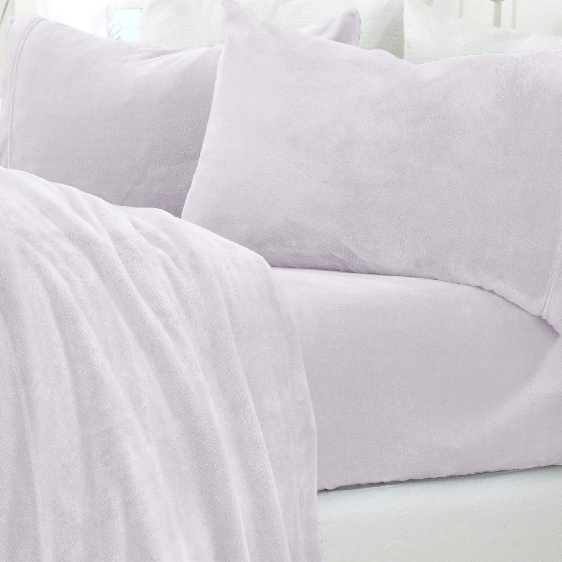 Solid Plush Sheet - Velvet Luxe Collection - - Sheets