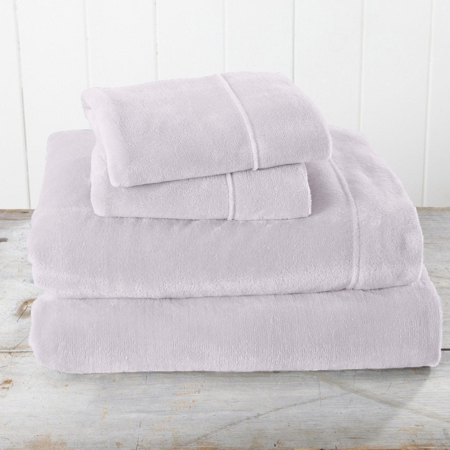 Solid Plush Sheet - Velvet Luxe Collection - - Sheets