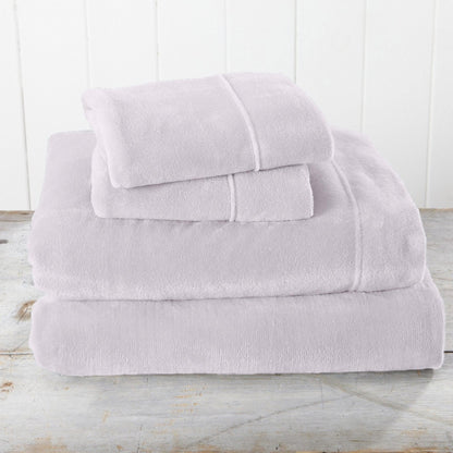 Solid Plush Sheet - Velvet Luxe Collection - - Sheets