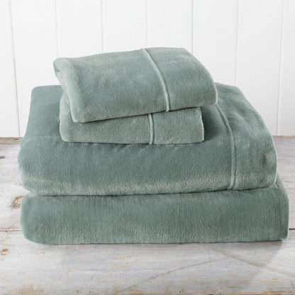 Solid Plush Sheet - Velvet Luxe Collection - - Sheets