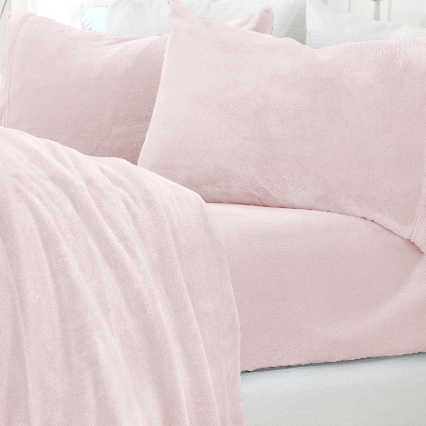 Solid Plush Sheet - Velvet Luxe Collection - - Sheets