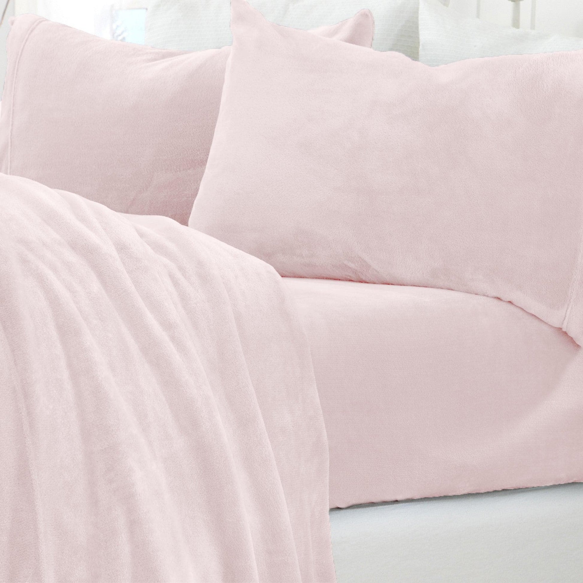 Solid Plush Sheet - Velvet Luxe Collection - - Sheets