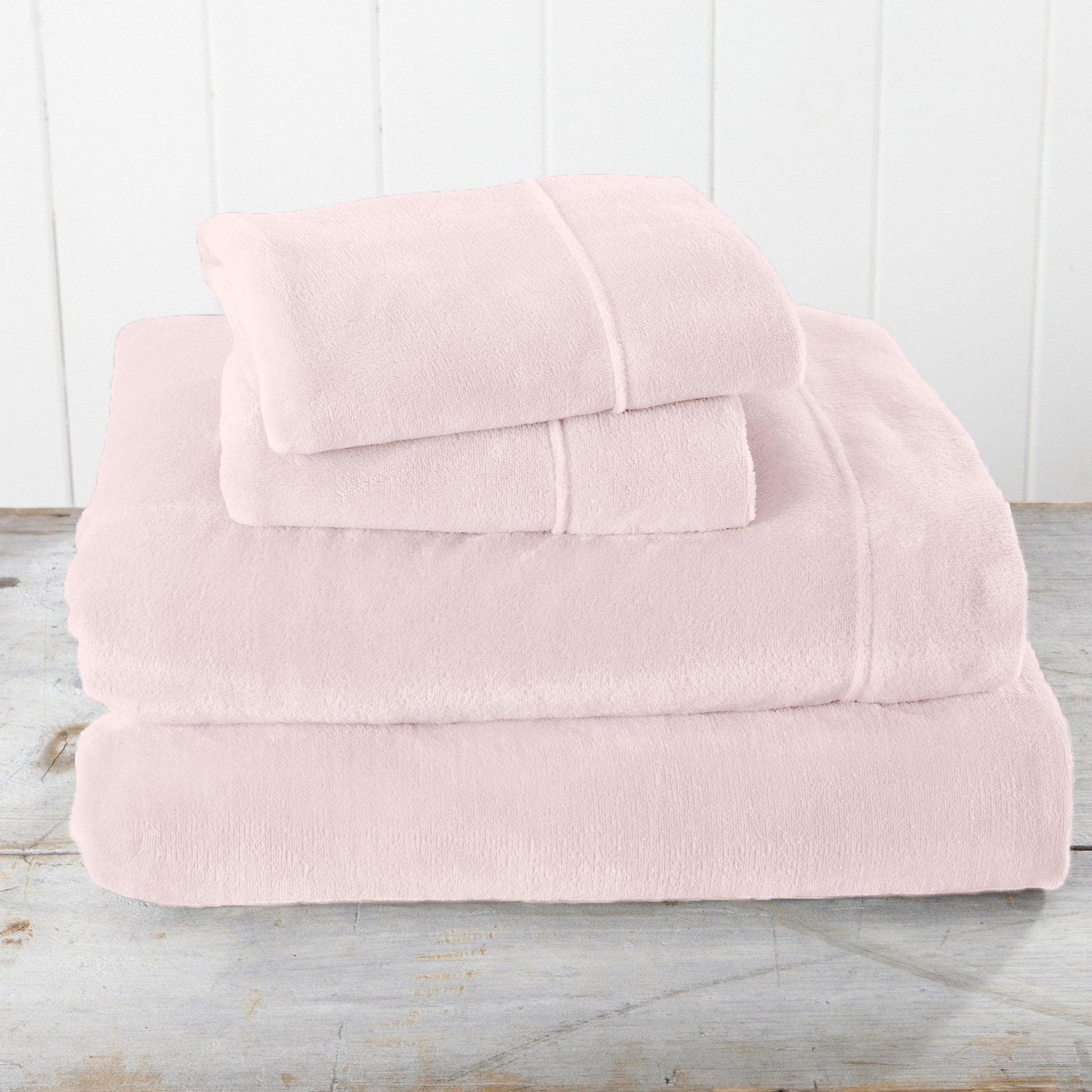 Solid Plush Sheet - Velvet Luxe Collection - - Sheets