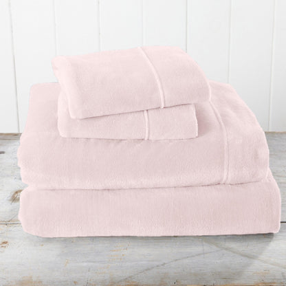 Solid Plush Sheet - Velvet Luxe Collection - - Sheets