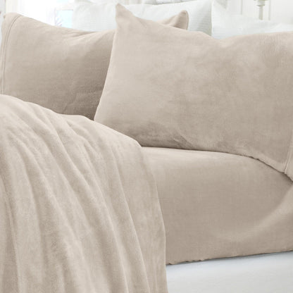 Solid Plush Sheet - Velvet Luxe Collection - - Sheets