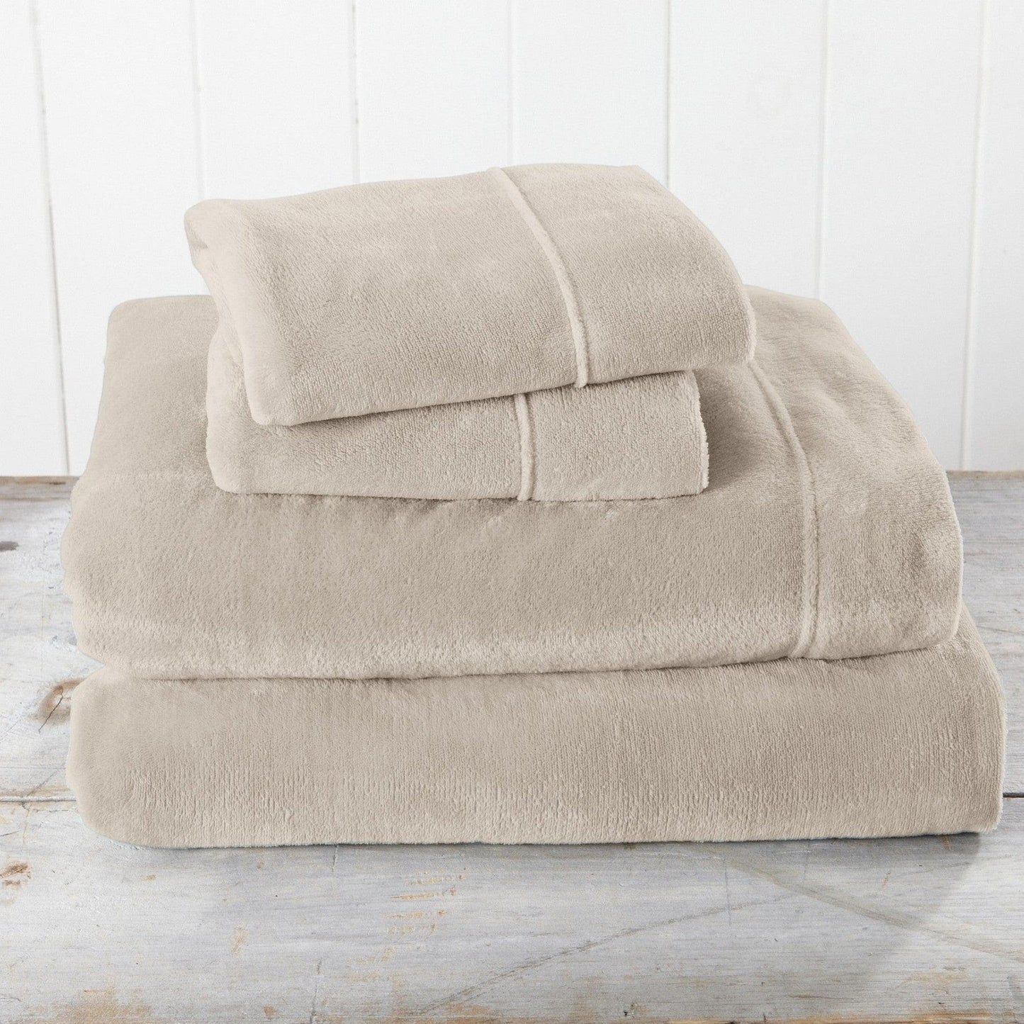 Solid Plush Sheet - Velvet Luxe Collection - - Sheets