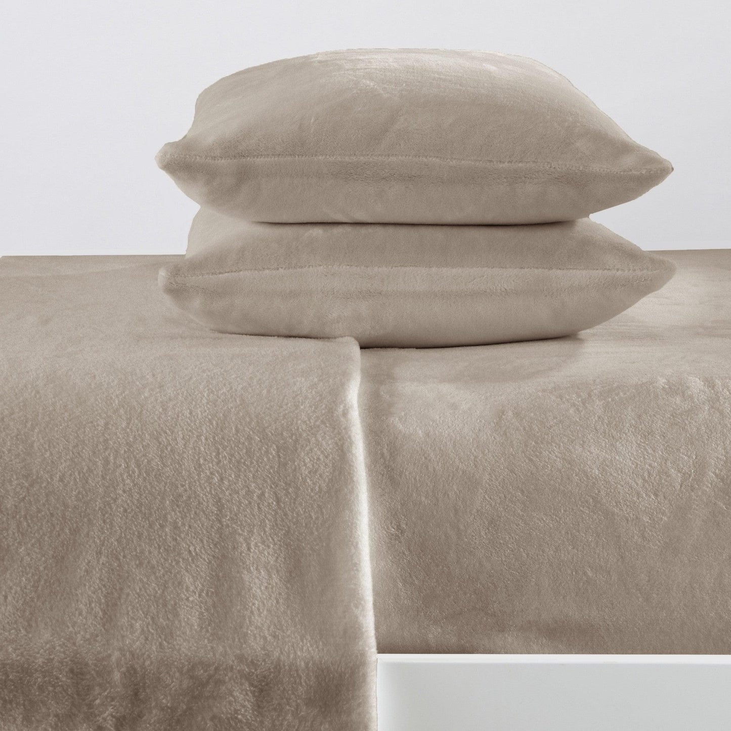 Solid Plush Sheet - Velvet Luxe Collection - - Sheets