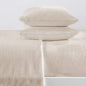 Solid Plush Sheet - Velvet Luxe Collection - Stone Grey - Sheets