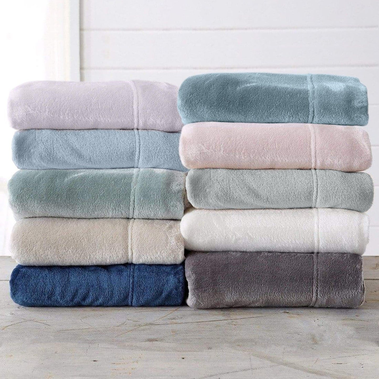 Solid Plush Sheet - Velvet Luxe Collection - - Sheets