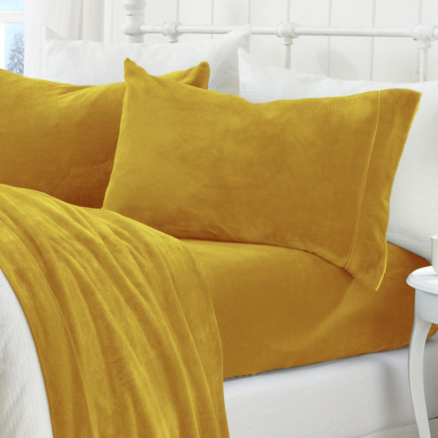 Solid Plush Sheet - Velvet Luxe Collection - - Sheets