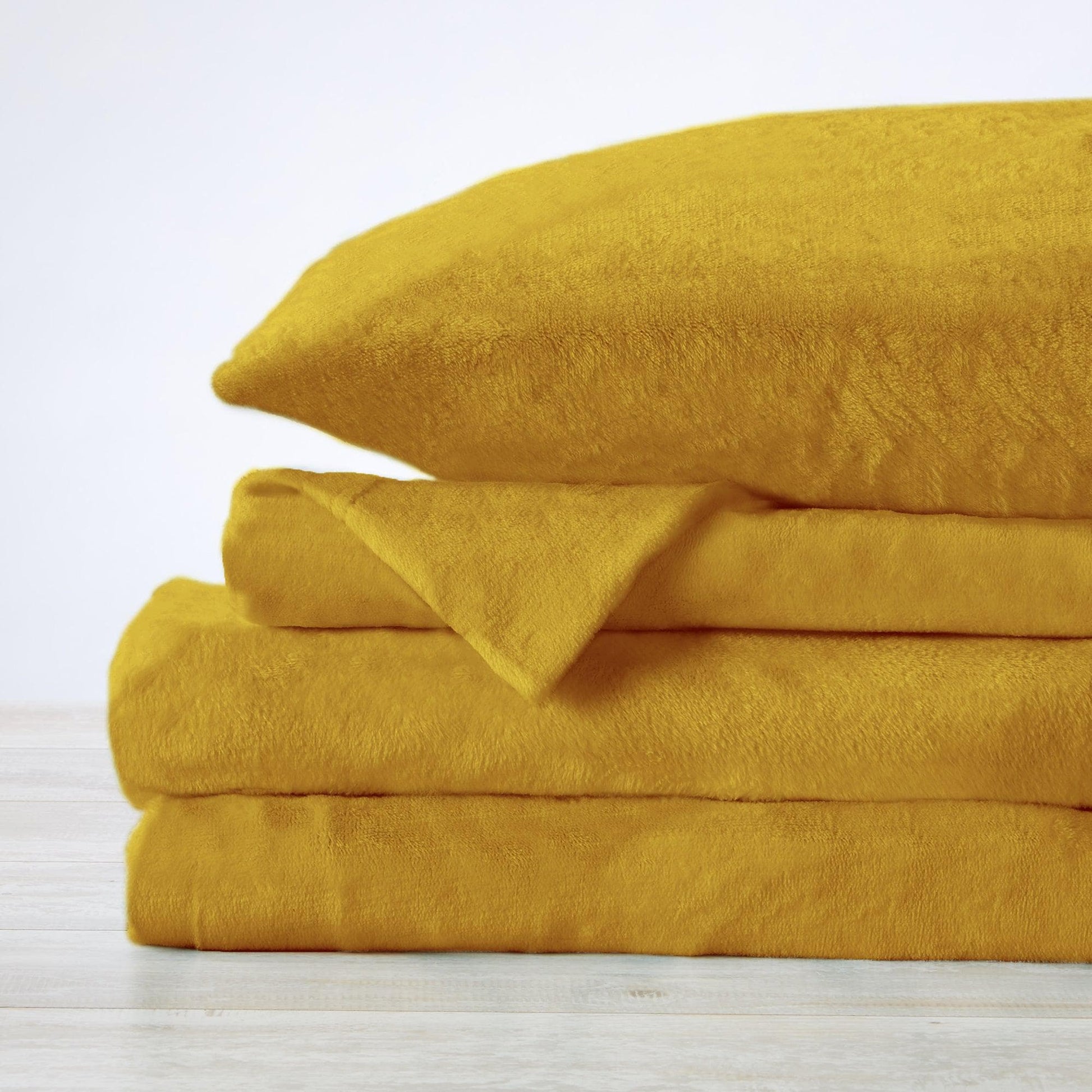 Solid Plush Sheet - Velvet Luxe Collection - - Sheets