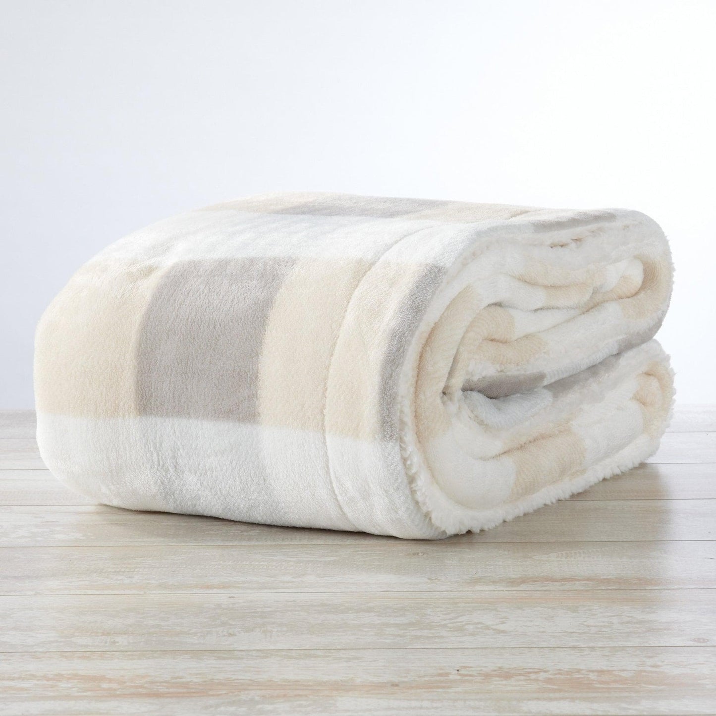 Velvet Plush Sherpa Luxury Bed Blanket - Kinsley Collection - -