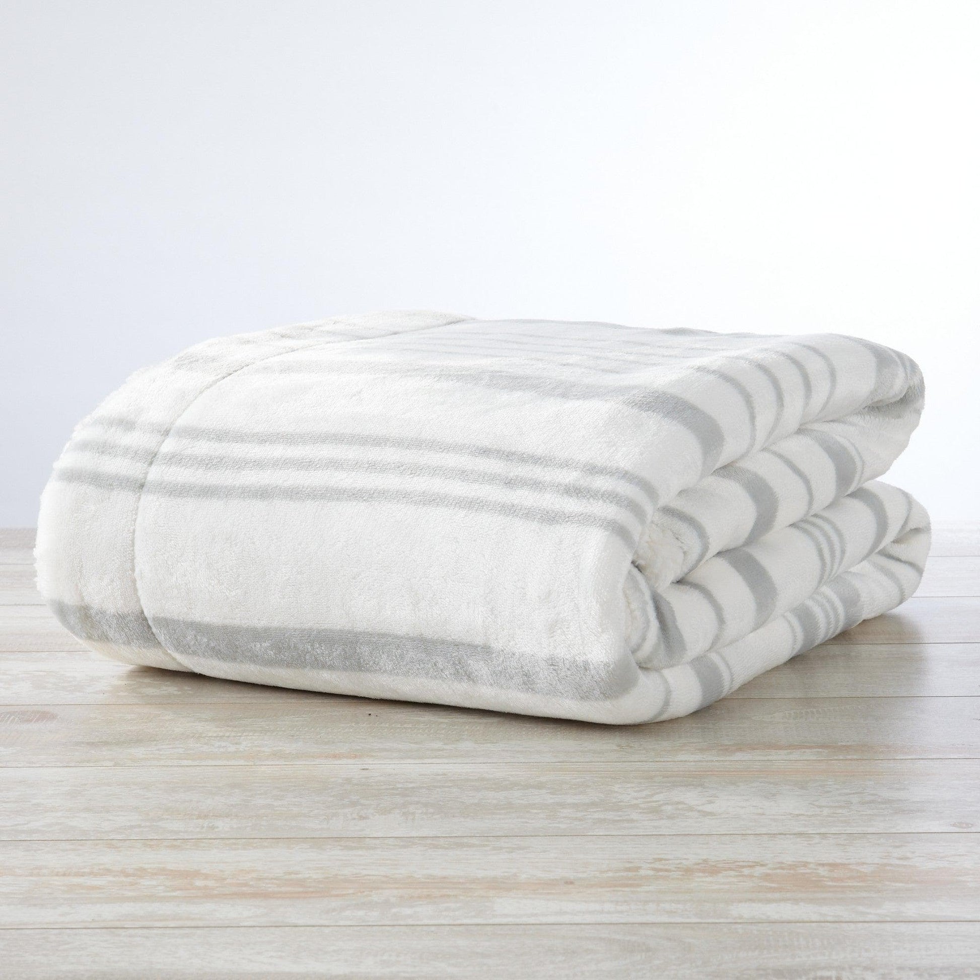 Velvet Plush Sherpa Luxury Bed Blanket - Kinsley Collection - -