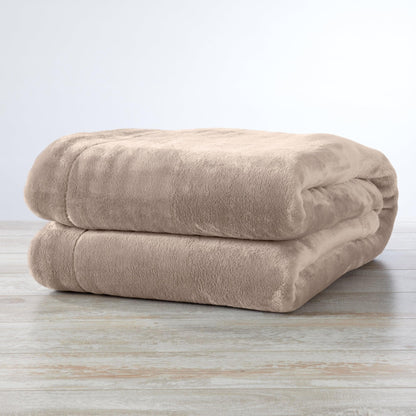 Velvet Plush Sherpa Luxury Bed Blanket - Kinsley Collection - -